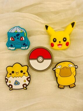 Pokemon Croc Charms, Jibbitz - Set #31